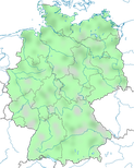 Karte zum Vorkommen der Bekassine (Gallinago gallinago) in Deutschland im Jahresverlauf.