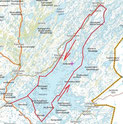 Inari lake map.
