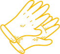 4: Bei Bedarf Einmalhandschuhe nutzen.
