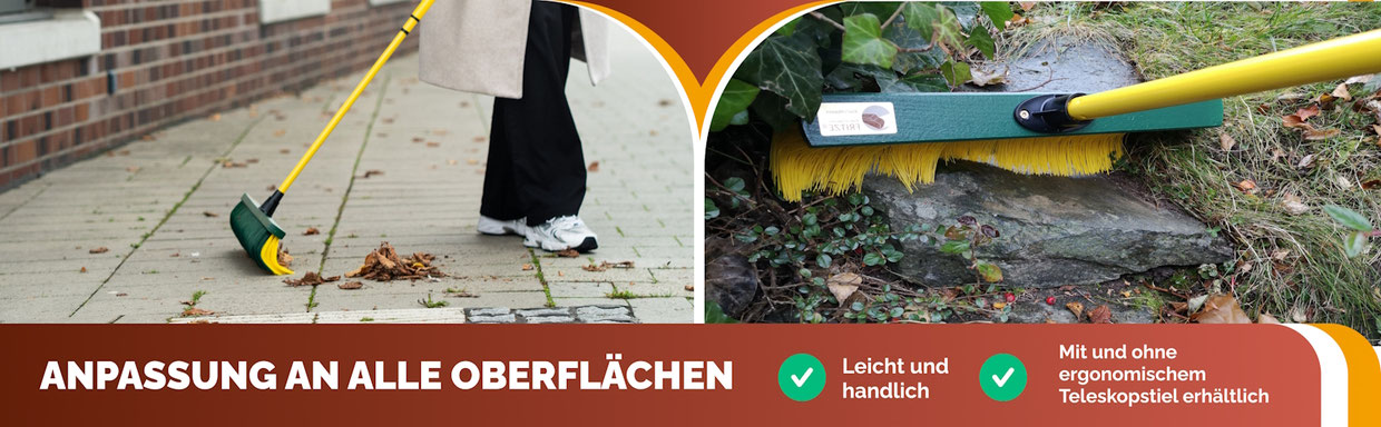 Krallenbesen Outdoorbesen Laubbesen