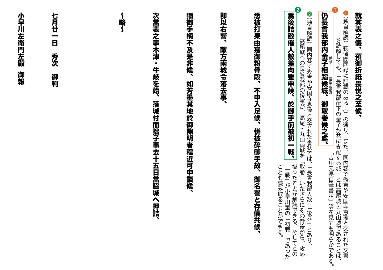 What's New一次史料からみる天正の陣