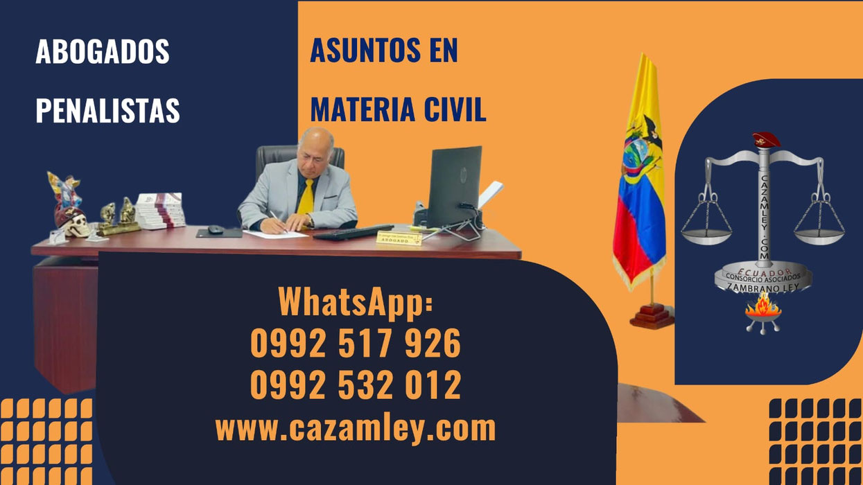 Abogado; Santiago Ivan Zambrano Avila, de Shushufindi 
