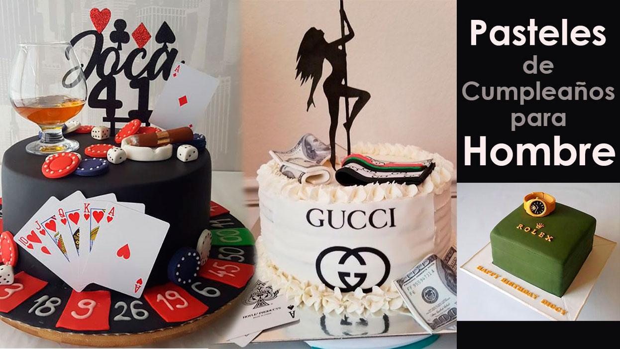 10 Ideas de Pasteles para Cumpleaños de Hombre decoracion para fiestas