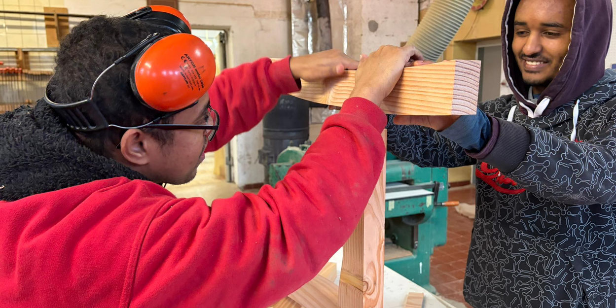 In der VBS Sohrschied kann man das Tischlerhandwerk erlernen. © privat