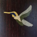 Magnet Colibri carré - 5x5