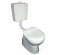 Bella Care Toilet With White Raised Button & White Seat