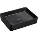 LUCIANA Matte Black Ceramic Above Counter Basin 510 x 405 x 110mm