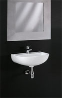 Compact Wall Hung Basin 450x360mm