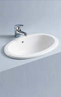 Lily Over / Under Counter Basin - White