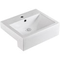 BELINDA Ceramic Semi-Recessed Basin