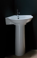 Evolution Corner Pedestal Basin