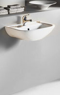 Lara Wall Hung Basin - White