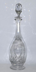 Kristall Karaffe handgeschliffen Kerbschliff mit Stöpsel H. 36,0 cm 795 ml, € 90,00