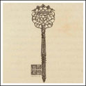 Porte, serrure, clé, tour, ouverture, fermeture, alternance, saisons, horloge, orfèvre-bijoutier, parure
