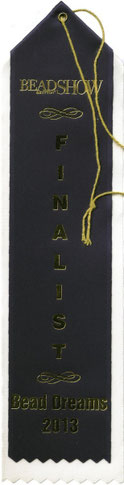 Bead&Button Show. Bead Dreams-2013 Finaliist Ribbon.