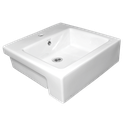 Quado II Semi Recessed Counter Top Basin