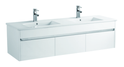 1500mm PVC Wall Hung Vanity with Waterproof Cabinet & Soft closing drawers