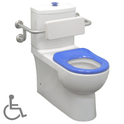 Life Assist Special Needs Back to Wall Toilet Suite P/S Trap 90-300mm (Note: back rest is sold as a separate item), WELS 4 star rating, 4.5/3L