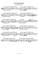 Drumgrooves PDF intermediate Nu-Metal