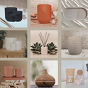 Montage photo de différentes créations artisanales pour sentir bon dans sa maison.