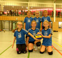 Das Team des Tages: v. lks., hinten: Matilda, Romy, Sophia; vorne: Julie, Carla, Deliah.