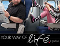 Gonnie Klein Rouweler, Columnist Your Way of Life e-gazine, etiquette vliegen, vliegtuig