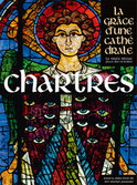 Séraphin du XIIIe siècle sur un vitrail du haut-chœur.© Photo Henri Gaud/ CIV, Evêché de Chartres, La Nuée Bleue