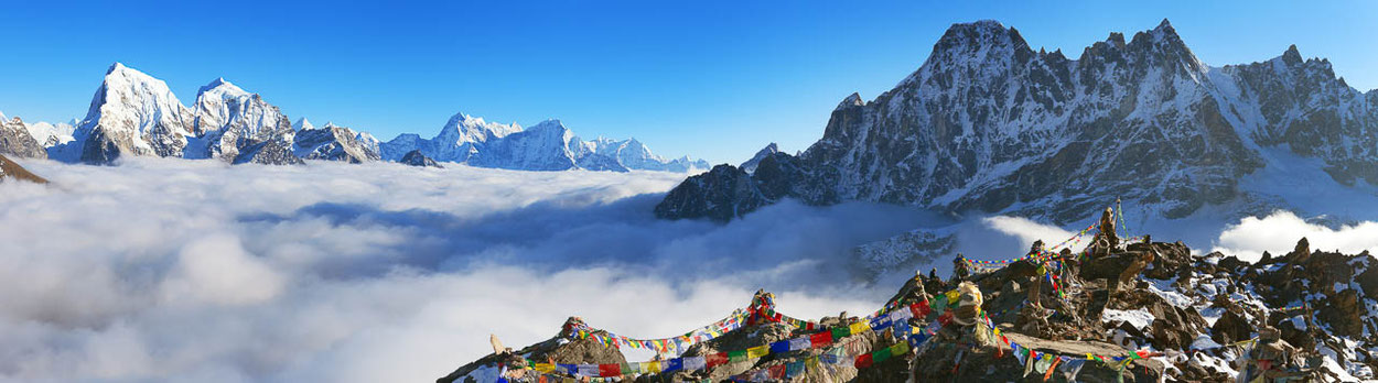 Ama Dablam während des Everest Panorama Trekking in Nepal
