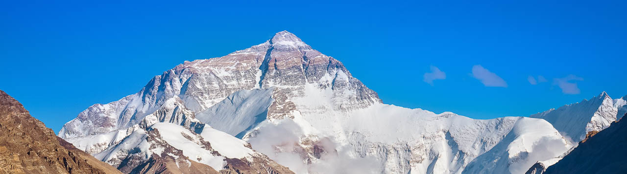 Himalaya-Panorama mit Mount Everest  von Tibet her gesehen