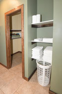 Lunker Lodge Master Bath Linen Closet