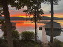 Beautiful Sunset over Dock