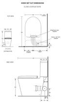 Space Solution Closed Coupled Skew Toilet Suite specifications