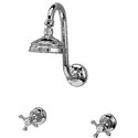 Federation Fixed Gooseneck Shower Set - Chrome, F9323ch, WELS 3 star rating, 9L/min