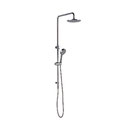 Round Two in One Combo Shower Rail Shower-304, WELS 3 star rating, 9L/min