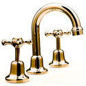 Federation Basin Set Standard Spout - Brass Gold, F9343BG, WELS 5 star rating, 6L/min