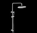 Round Two in One Combo Shower Rail Set PRB1056, WELS 3 star rating, 9L/min