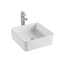 K408 Square Above Counter Basin 410×410×135mm