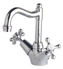 Federation Basin Twinner Set English Outlet - Chrome, F9501ECH, WELS 5 star rating, 6L/min