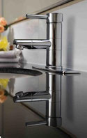 Quoss basin mixer, Stylish matching plate to cover up holes BSM006, WELS 5 star rating, 5L/min