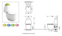 Egg Junior Close Coupled Toilet Suite  specifications