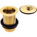 2 piece Plug and Waste 40 X 80mm with no overflow in PVD finish (gold colour)