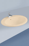 Jessica Counter Basin - Ivory 530x435x225mm (available in 1TH or 3TH)