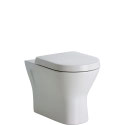 RESORT Rimless Wall Faced Suite with Geberit in wall cistern, WELS 4 star rating, 4.5/3L