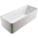 DELTA Acrylic 3 sided bath Back to Wall Free Standing Bath, Please note No Overflow. Available in 1500mm, 1700mm