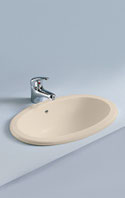 Lily Over / Under Counter Basin no TH - Ivory