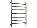 HTR-6C Heated towel rail - 7 Curved round bars 800 x 600 x 115 