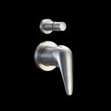 Stainless Steel Wall Diverter Mixer - Classic