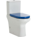 COMPACT Ambulant back to wall toilet with extended height pan, blue, WELS 4 star rating, 4.5/3L