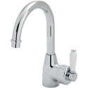 ELEANOR Vintage Gooseneck Basin Mixer, Chrome, WELS 5 star rating, 5L/min