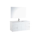 1200mm PVC Wall Hung Vanity with Waterproof Cabinet & Soft closing doors